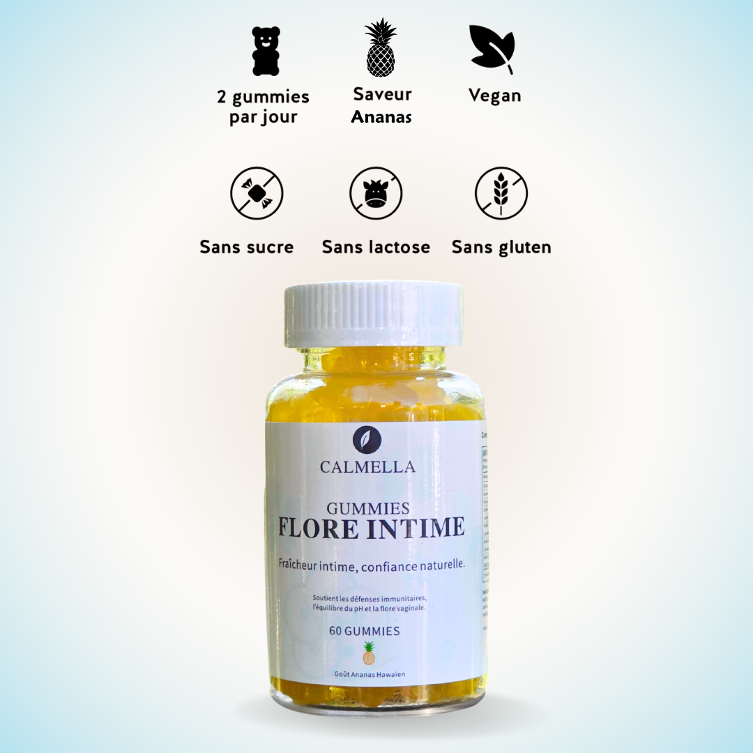 Calmella Flore Intime – Gummies Bien-être Vaginal & Odeur Naturelle