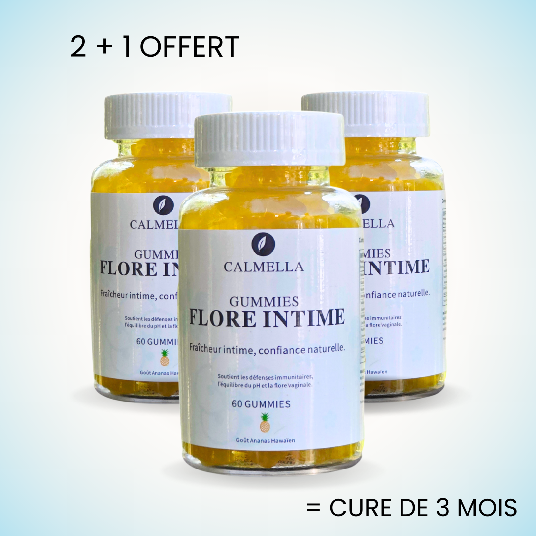 Calmella Flore Intime – Gummies Bien-être Vaginal & Odeur Naturelle