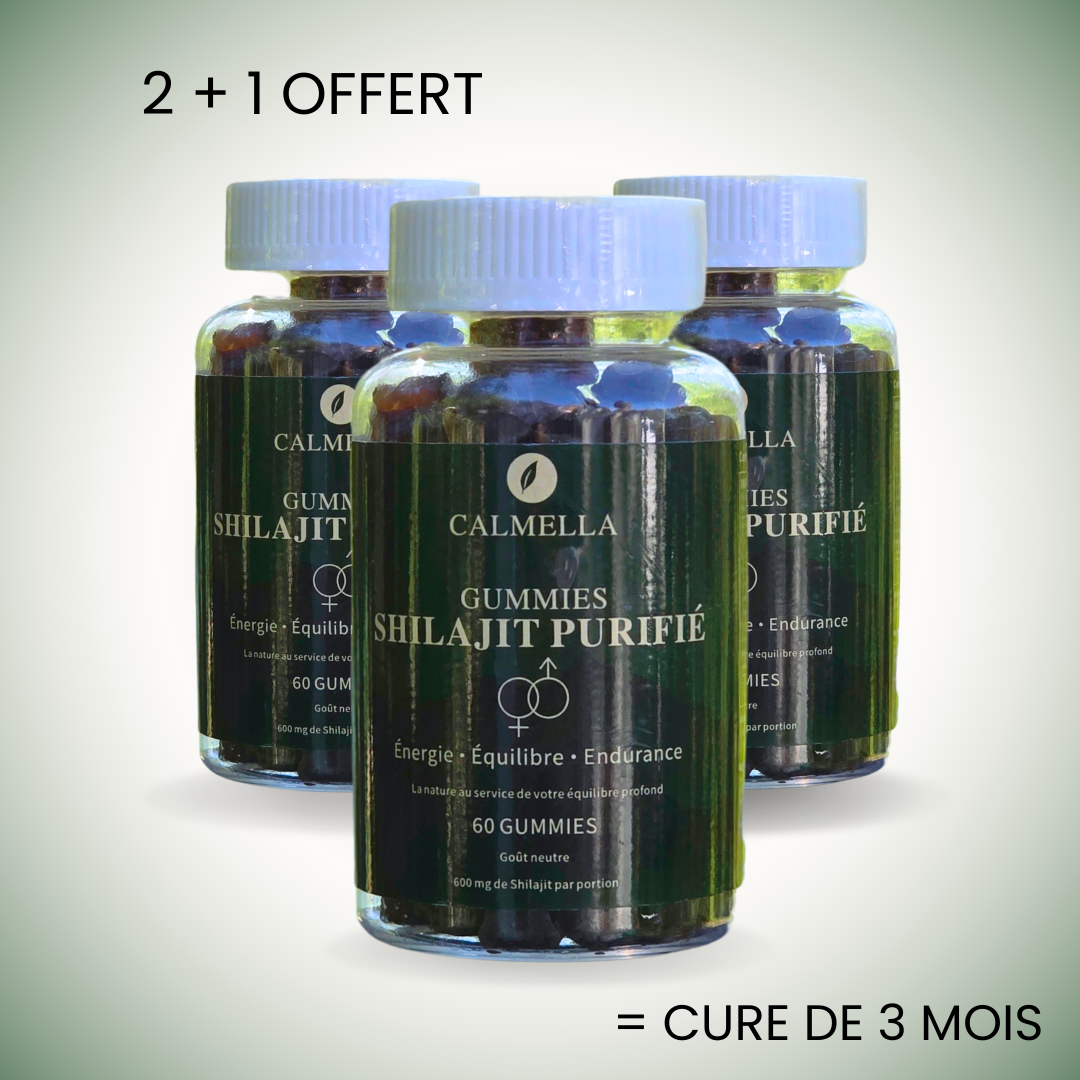 Calmella Shilajit Purifié – Énergie & Endurance au Naturel