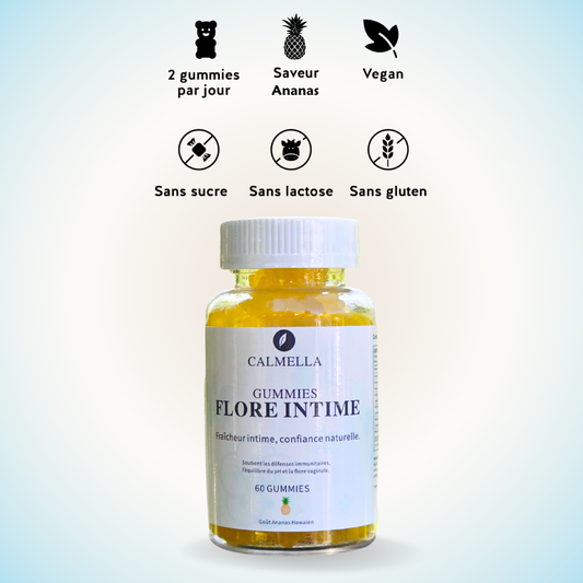 Calmella Flore Intime – Gummies Bien-être Vaginal & Odeur Naturelle