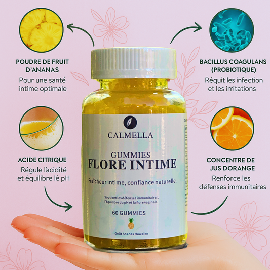 Calmella Flore Intime – Gummies Bien-être Vaginal & Odeur Naturelle